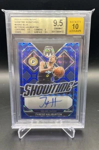 2023-24 Mosaic Tyrese Haliburton Showtime Signatures Blue Auto #SS-TYR GEM MINT - Picture 1 of 2