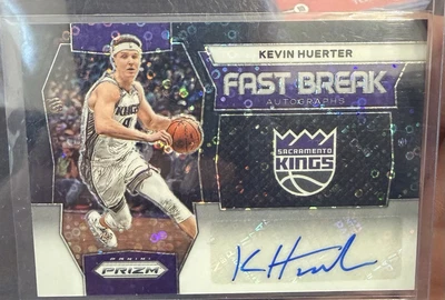 Kevin Huerter: 2023-24 Panini Prizm Fast Break Prizm Auto Black Disco 1/1 🔥 Foto 1 de 2