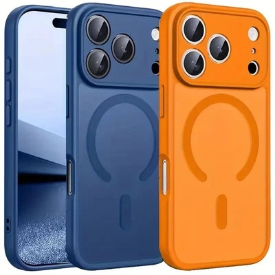 Shockproof Magnetic Matte Case For iPhone 17 17 Air 17pro 17 Pro Max Case Cover