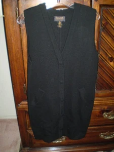 Nordstrom Premier Petite Small Vestido de lana merino negro - Imagen 1 de 1