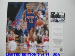PISTONES DETROIT ISIAH THOMAS 16x20 Foto LIMITADA 5/11 - UDA - Imagen 1 de 1