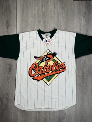 Vintage MLB Baltimore Orioles Logo 7 1995 Jeff Reboulet Signed T Shirt, Size XL - Image 1 of 4