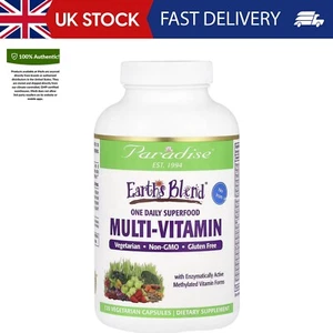 Paradise Herbs, Earth's Blend®, One Daily Superfood Multi-Vitamin, No Iron, 120 - Picture 1 of 3