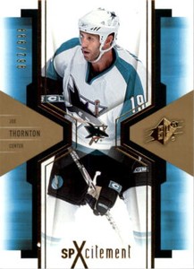 2006-07 SPx SPxcitement #X82 Joe Thornton /999 - NM-MT
