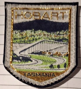HOBART Tasmania - SOUVENIR SEW ON PATCH - VINTAGE - SCENIC - Picture 1 of 1