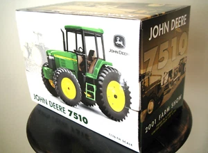 John Deere 7510 w/ Front Assist; 2001 Farm Show Limited ED 1/2500 #15193A NIB - Picture 1 of 6