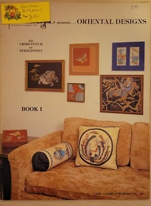 Phantasys Tapestry Fair ORIENTAL DESIGNS Cross Stitch Needlepoint Bk 1 - 1981 - Picture 1 of 4