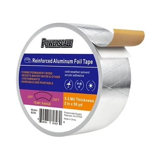 New Aluminum Foil Tape 2 inch x 150ft Heavy Duty HVAC Repair Tape Fast Shipping - Picture 1 of 8
