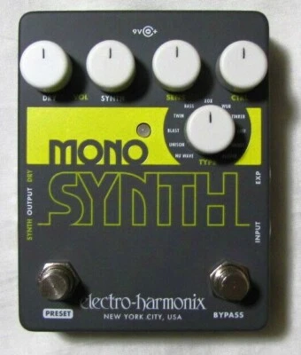 Used Electro-Harmonix EHX Mono Synth Synthesizer Guitar Pedal - Image 1 of 3