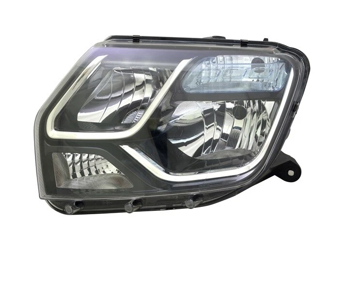 headlight left for DACIA DUSTER 2013 2014 2015 2016- front lamp black VP1623L - Image 1 of 1