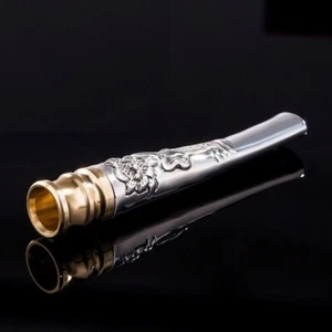 Sterling Silver Copper Cigarette Holder Mouthpiece Removable Filter Universal - Picture 1 of 6