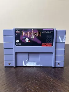 Final Fantasy III 3 Super Nintendo SNES - Picture 1 of 2