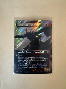 MTG Witch-king, Sky Scourge LTC 0555 M NM Borderless Surge Foil - Picture 1 of 4