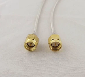 1pc SMA Male To SMA Male Plug Jumper Pigtail Flexible RF RG405 Cable 6in 15cm - Picture 1 of 7