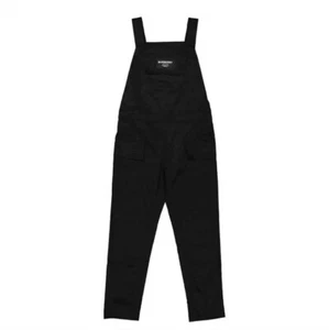 $470 Burberry Kids Black Marvin Overalls Size 12 - Picture 1 of 9