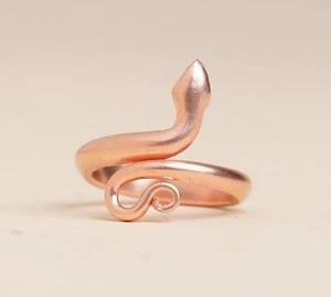 Anello Rame Consacrato Isha Life Sarpa Sutra Anelli Serpente Grandi Dimensioni - Foto 1 di 4