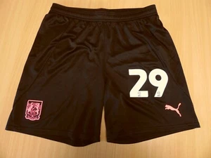 NORTHAMPTON TOWN FC | 29 | LIAM SHAW | PANTALONES CORTOS USADOS A JUEGO 2024/2025 | Talla L - Imagen 1 de 3