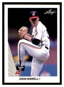1990 Leaf #22 JOHN FARRELL Cleveland Indians
