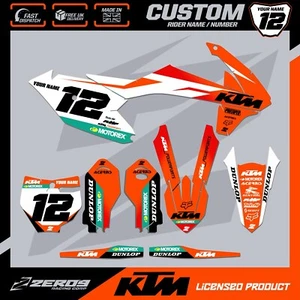 KTM 85 MOTOCROSS GRAPHICS, CUSTOM MX GRAPHICS KIT , SX 85 VANTAGE ORG/RED - Picture 1 of 8