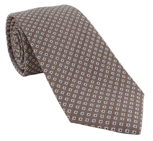 Simple Diamond Silk Tie - Picture 1 of 18
