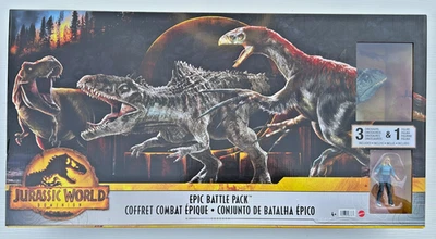 Jurassic World: Dominion Epic Battle Pack Set di Figure - Immagine 1 di 2
