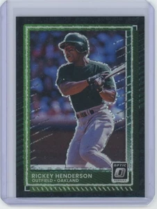 Rickey Henderson Optic Circles 2025 Donruss #7 - Picture 1 of 2