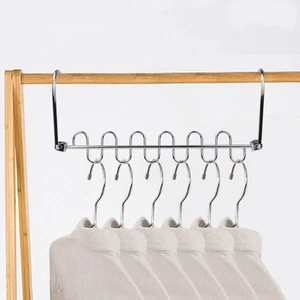 2 piezas percha multifuncional para pantalones gancho para ropa que ahorra espacio - Imagen 1 de 12