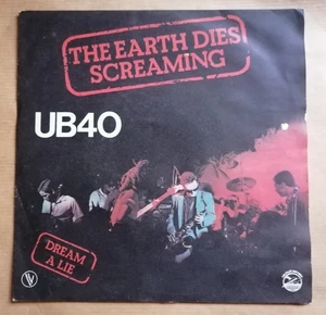 UB40 : The Earth Dies Screaming / Dream A Lie 7" 45T France GRADUATE 101386 tbe - Picture 1 of 2
