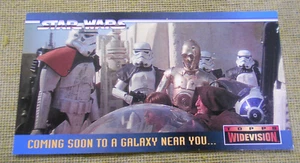STAR WARS WIDEVISION PROMOTION CARD #SWP1 - Picture 1 of 2