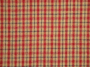 Plaid Americana Fabric | Primitive Sewing Fabric | Woven Cotton Quilt Fabric - Picture 1 of 8