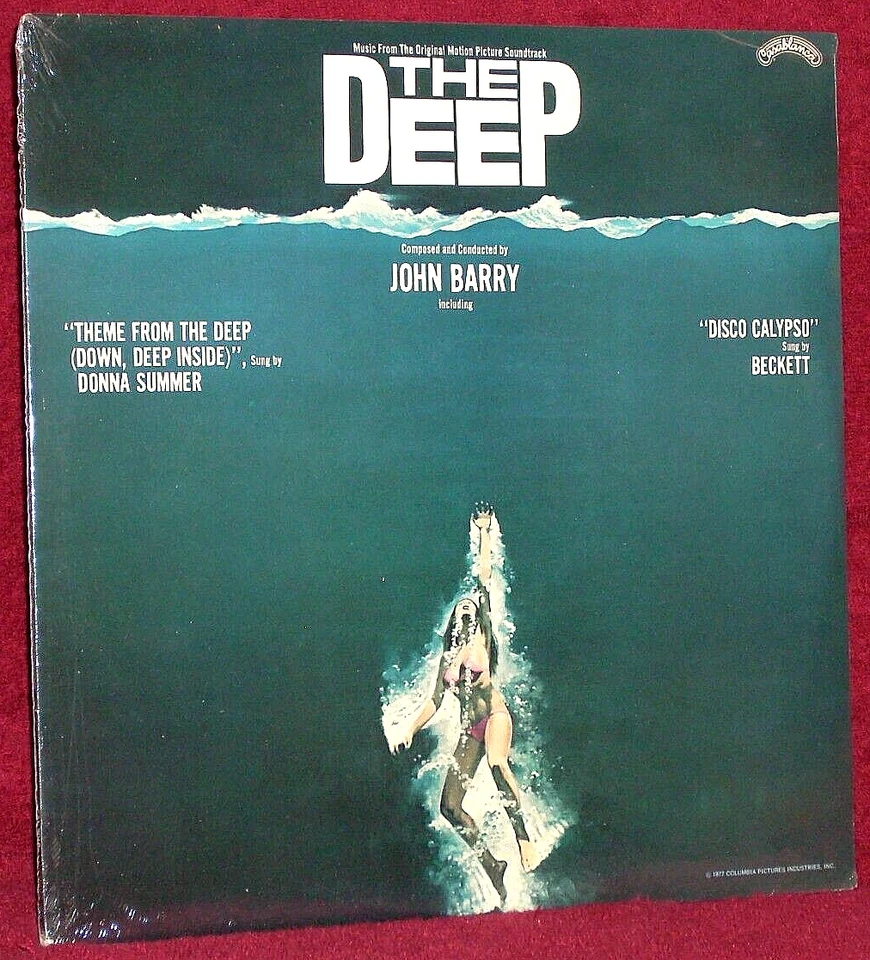 OST LP SEALED THE DEEP JOHN BARRY DONNA SUMMER 1977 CASABLANCA ORIG UK PRESS - Image 1 of 2