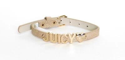 Ошейник для собаки Juicy Couture ограниченный выпуск радужное золото размер Med - Изображение 1 из 4