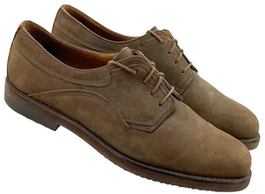 Cable & Co Braun Einfache Zehe Nubuk Wildleder Leder Oxford Einfache Zehe Schuhe Herren 8 N - Bild 1 von 9