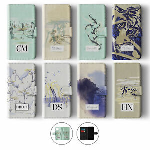 Tirita Personalised Wallet Flip Case for iPhone 15 14 13 12 Oriental Flower Art