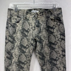 Cabi Diamondback Skinny Jeans Damen Gr. 4 Schlangenleder Print Jeggings Style - Bild 1 von 16