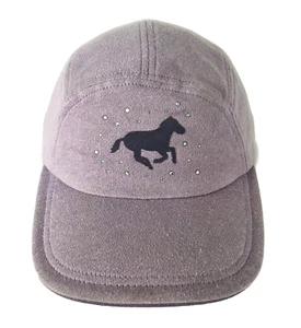 Vtg 90s y2k GAP Pink Pony-Logo SPARKLY 5-PANEL HAT Girl Baseball Cap YOUTH S/M - Picture 1 of 7
