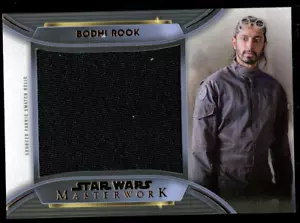 Star Wars Masterwork 2021 Topps Bodhi Rook Fabric Swatch Relic Card Sammlerstück - Bild 1 von 1