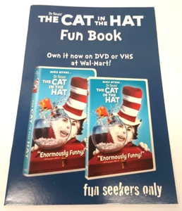Dr. Seuss Ultra Rare The Cat In The Hat Sticker Fun Book! Walmart Exclusive! - Imagen 1 de 11