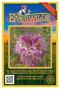 300 Rocky Mountain Bee Plant Wildflower Seeds - Everwilde Farms Mylar Packet - Picture 1 of 2