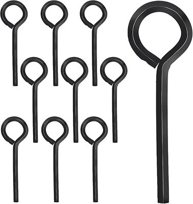 5/32 Inch Allen Wrench Keychain Standard Hex Dogging Key With Full 10 Pack - Image 1 of 3