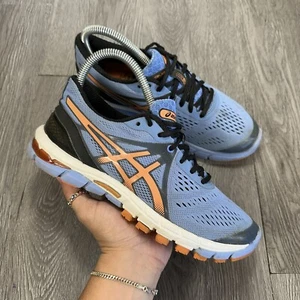ASICS Gel Excel 33 Women's Size 6.5M (B) Blue/Orange/Black Running Shoes T460N - Picture 1 of 10