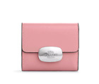 Nwt Coach Eliza Small Leather Wallet True Pink /sv Cp254 New🎀nip