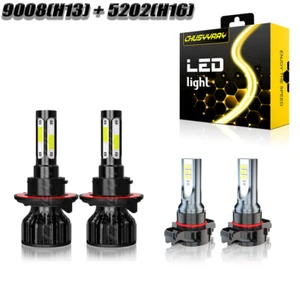 Para For Ford Escape 2008-2012 - Faro LED H13/9008 + 5202 Bombillas antiniebla - Picture 1 of 12