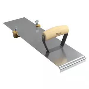 Adjustable Concrete Edger with 3/8 Inch Radius & 3/4 Inch Lip 18 Inch x 4-7/8 In - Picture 1 of 12