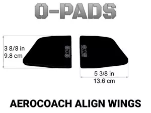 AeroCoach Align Wings Arm Pads Official Velcro® Aero Tri TT Handlebars - Picture 1 of 9