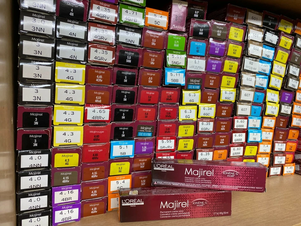 Color de cabello crema permanente L'OREAL Paris Majirel 1,7 oz 9,22 9 W rubio muy claro Foto 1 de 4