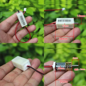 DC 3V-6V 5V 80RPM Langsame Geschwindigkeit Mini N20 Vollmetall Getriebemotor - Bild 1 von 7