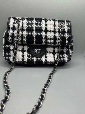 Paradox Leather Purse Black And White - Image 1 of 4
