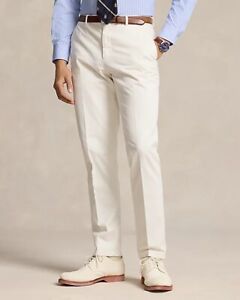 Polo Ralph Lauren Slacks Ivory Silk Cotton Dress Pants Men’s Size 36 Strait Leg
