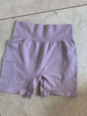 Pretty Little Things Dusky Pink Bottom Shape Are Stretchy ￼Shorts Size S-m /8 - Image 1 of 3